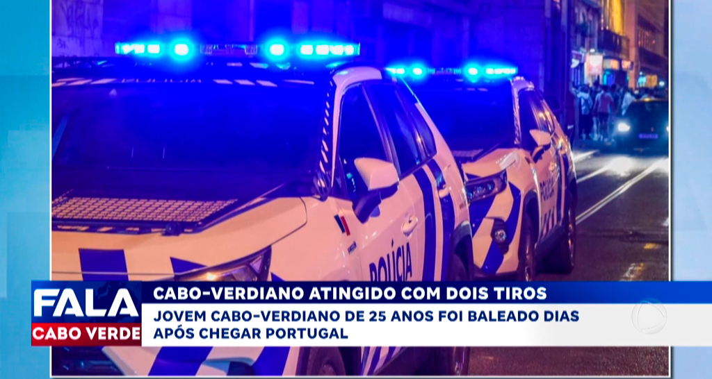 CABO-VERDIANO ATINGIDO COM DOIS TIROS