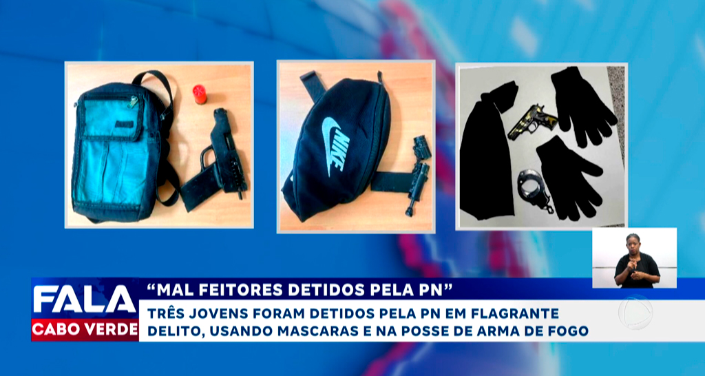 MALFEITORES DETIDOS PELA POLÍCIA NACIONAL
