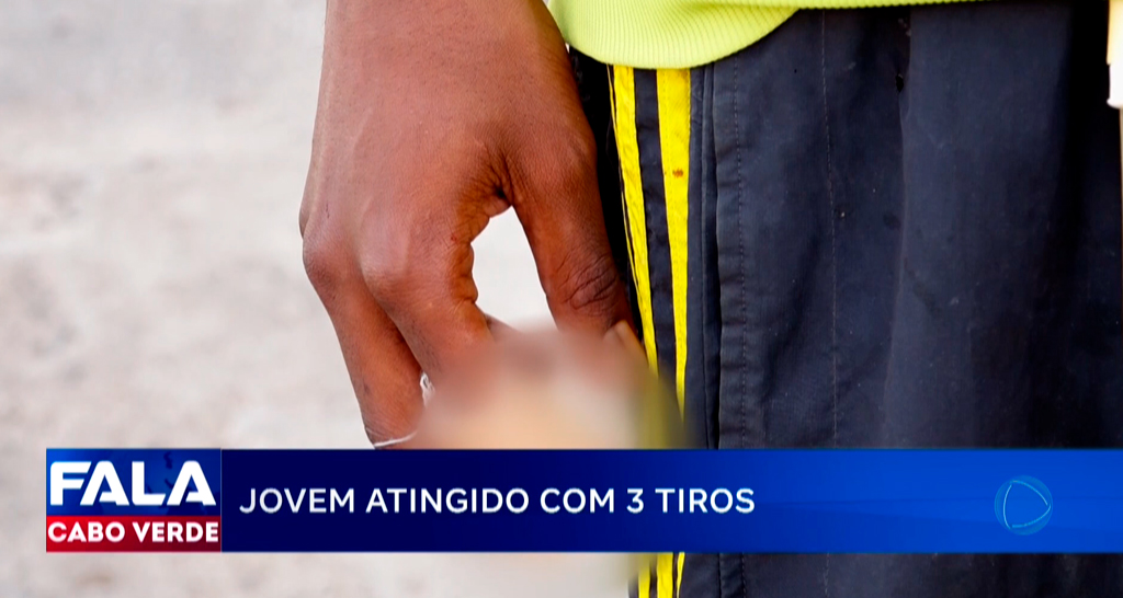 JOVEM ATINGIDO COM 3 TIROS