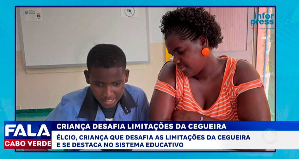 CRIANÇA DESAFIA LIMITAÇÕES DA CEGUEIRA