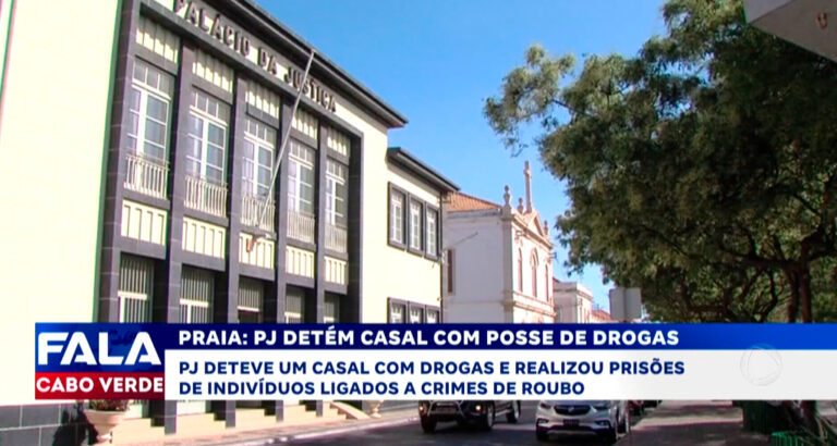 PRAIA – PJ DETÉM CASAL COM POSSE DE DROGAS