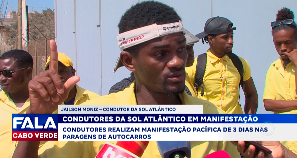 CONDUTORES DA SOL ATLÂNTICO EM MANIFESTAÇÃO