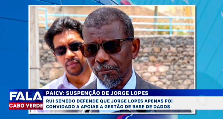 PAICV: Rui Semedo critica a suspensão de Jorge Lopes