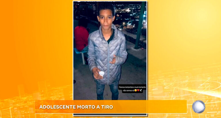ADOLESCENTE MORTO A TIRO
