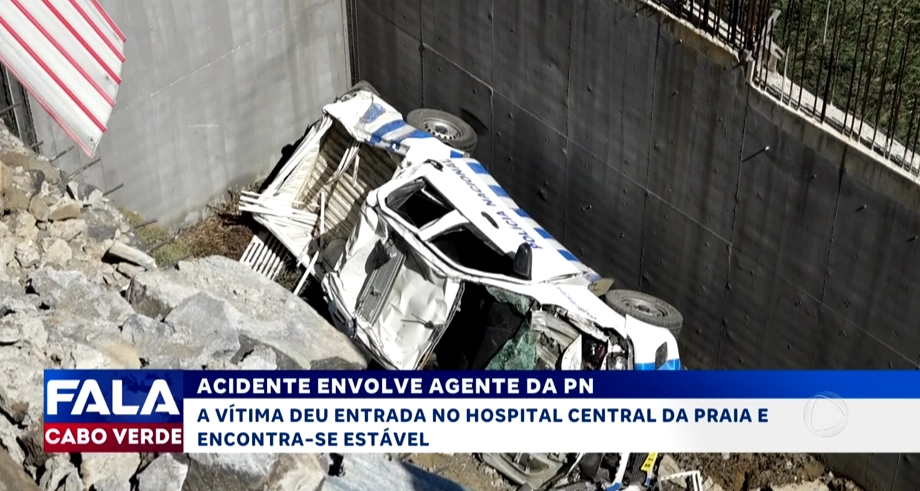 ACIDENTE ENVOLVE AGENTE DA PN