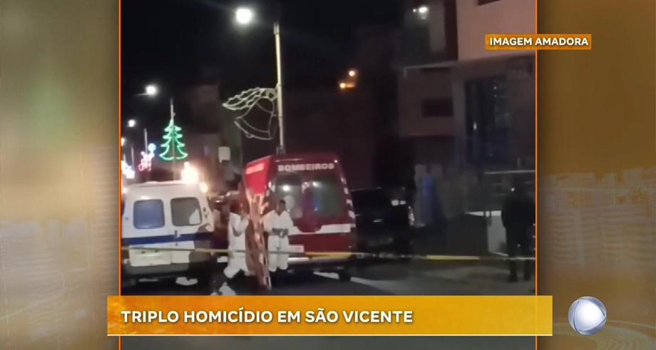 TRIPLO HOMICÍDIO EM SÃO VICENTE