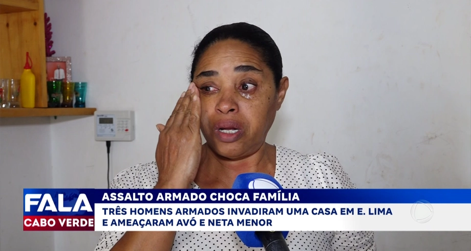 ASSALTO ARMADO CHOCA FAMÍLIA