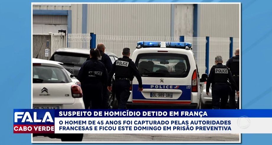 SUSPEITO DE HOMICÍDIO DETIDO EM FRANÇA