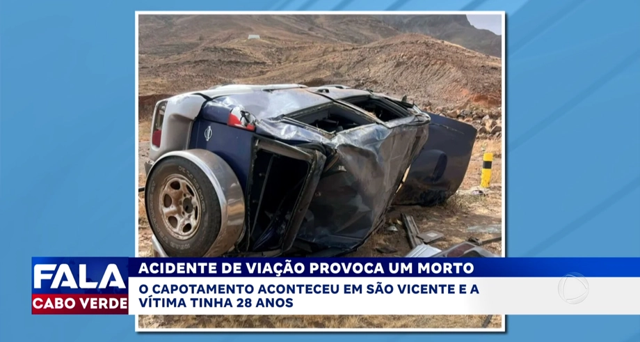 ACIDENTE DE VIAÇÃO PROVOCA UM MORTO