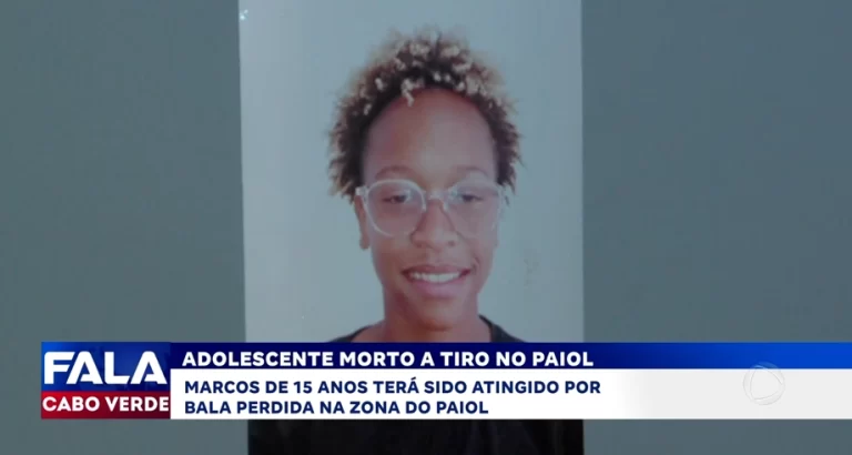 ADOLESCENTE MORTO A TIRO NO PAIOL