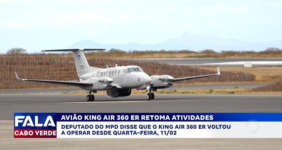 AVIÃO KING AIR 360 ER RETOMA ATIVIDADES