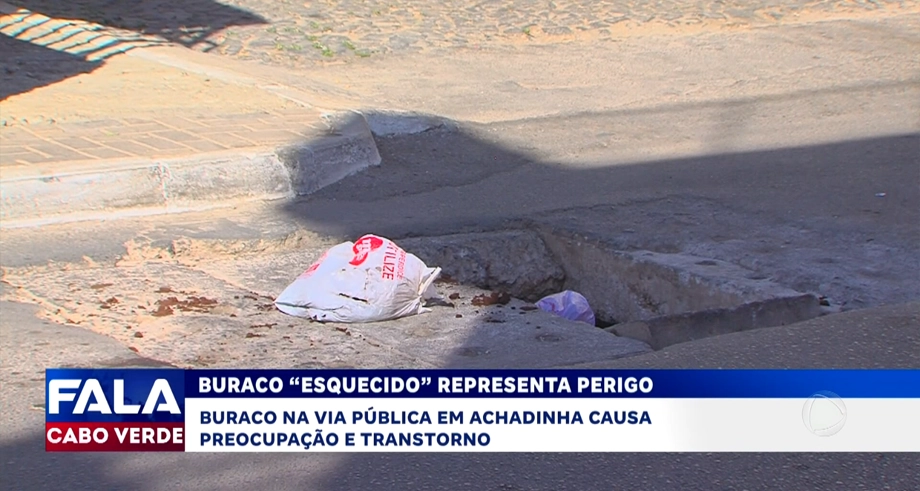 BURACO “ESQUECIDO” REPRESENTA PERIGO
