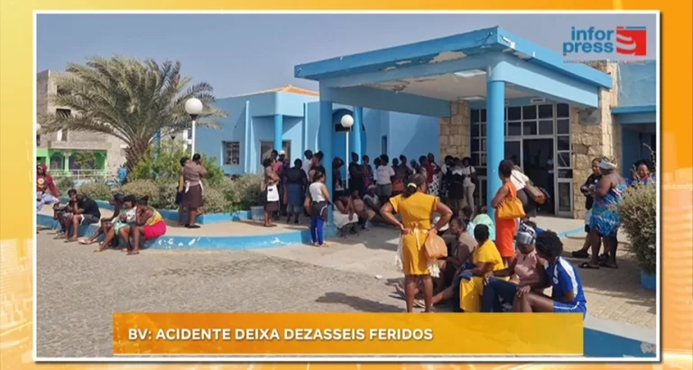 BV: ACIDENTE DEIXA DEZASSEIS FERIDOS