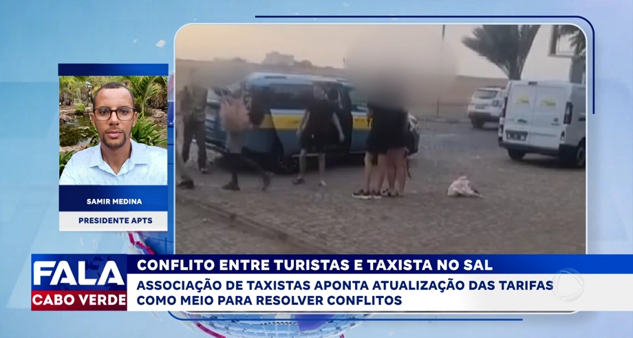 CONFLITO ENTRE TURISTAS E TAXISTA NO SAL