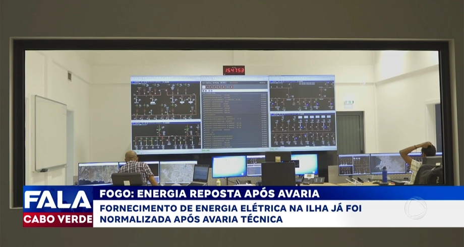 FOGO: ENERGIA REPOSTA APÓS AVARIA