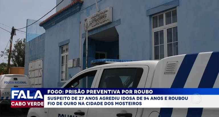 FOGO: PRISÃO PREVENTIVA POR ROUBO