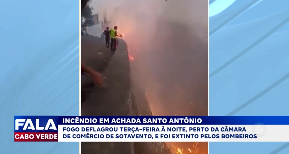 INCÊNCIO EM ACHADA SANTO ANTÓNIO