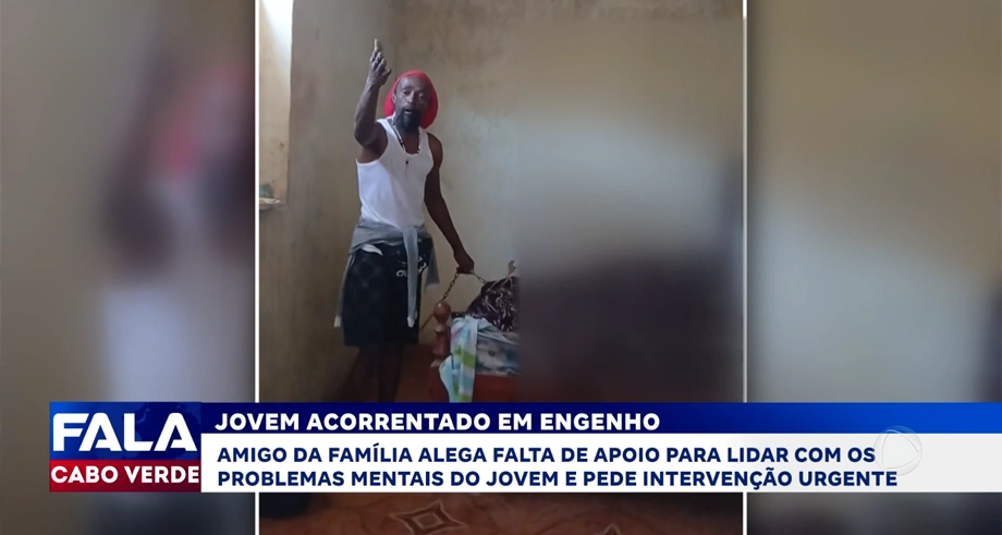 JOVEM ACORRENTADO EM ENGENHO