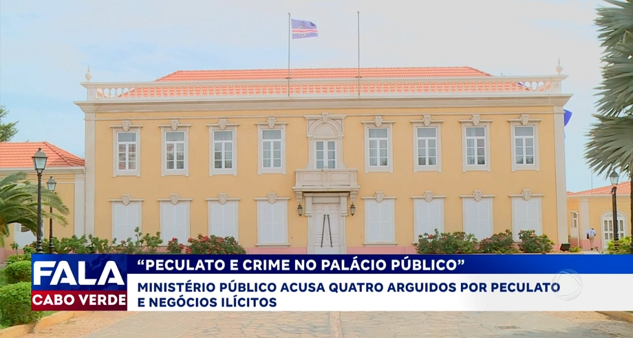 “PECULATO E CRIME NO PALÁCIO PÚBLICO”