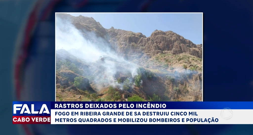 RASTROS DEIXADOS PELO INCÊNDIO