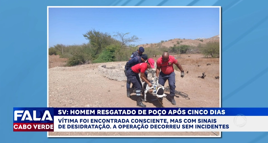 SV: HOMEM RESGATADO DE POÇO APÔS CINCO DIAS