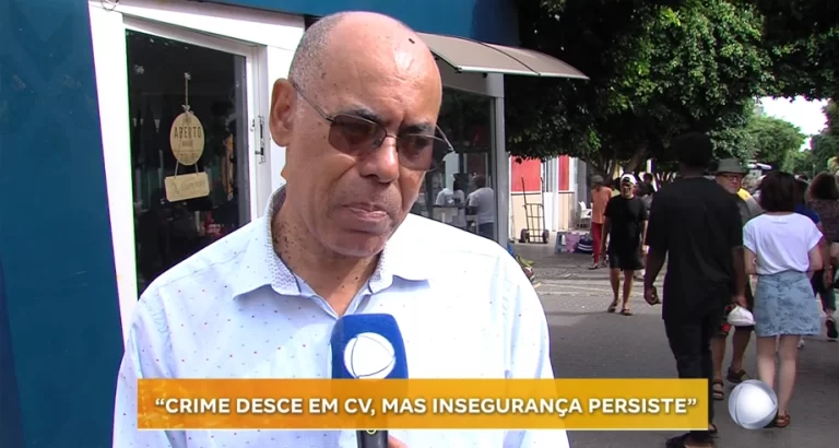 “CRIME DESCE EM CV, MAS INSEGURANÇA PERSISTE”