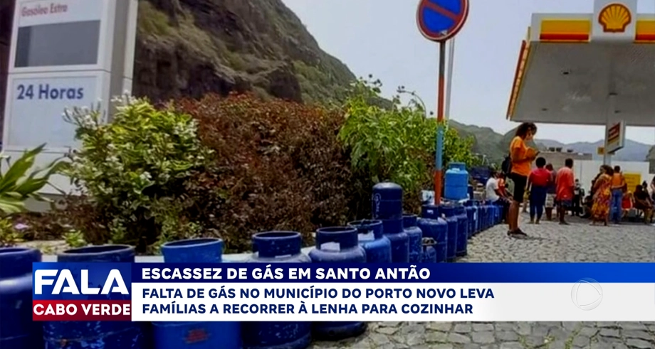 ESCASSEZ DE GÁS EM SANTO ANTÃO