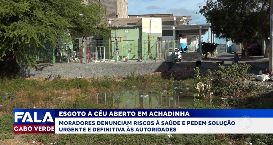 ESGOTO A CÉU ABERTO EM ACHADINHA