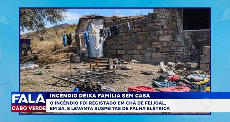 INCÊNDIO DEIXA FAMÍLIA SEM CASA