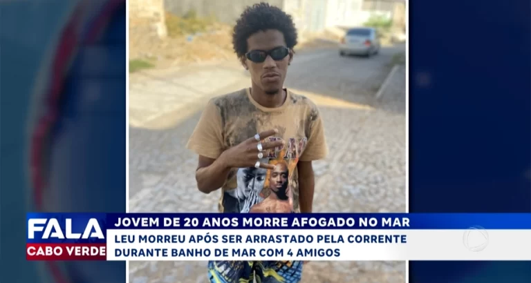 JOVEM DE 20 ANOS MORRE AFOGADO NO MAR
