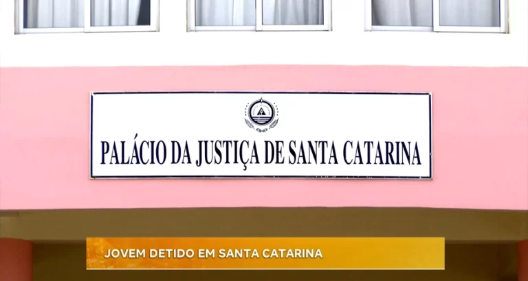 JOVEM DETIDO EM SANTA CATARINA