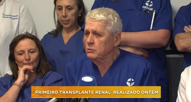 PRIMEIRO TRANSPLANTE RENAL REALIZADO ONTEM