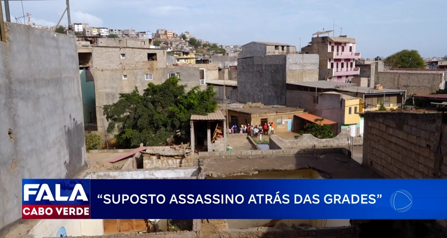 “SUPOSTO ASSASSINO ATRÁS DAS GRADES”