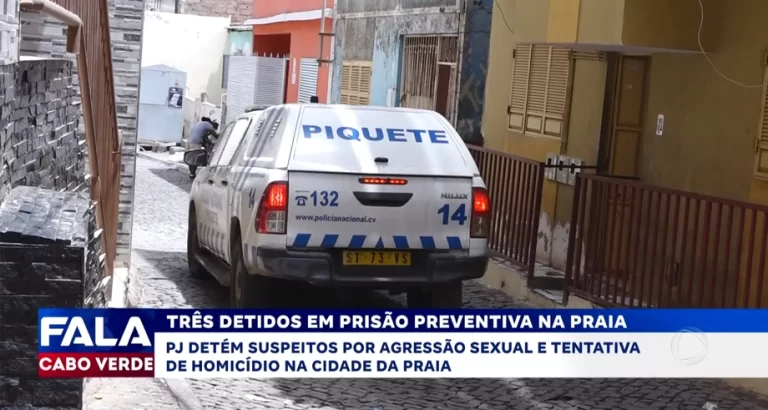 TRÊS DETIDOS EM PRISÃO PREVENTIVA NA PRAIA