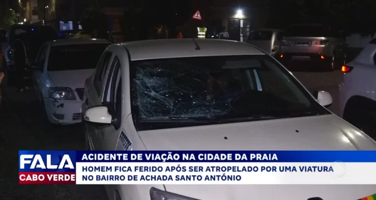 ACIDENTE DE VIAÇÃO NA CIDADE DA PRAIA