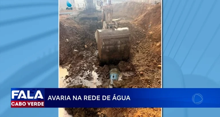AVARIA NA REDE DE ÁGUA