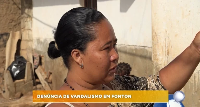 DENÚNCIA DE VANDALISMO EM FONTON