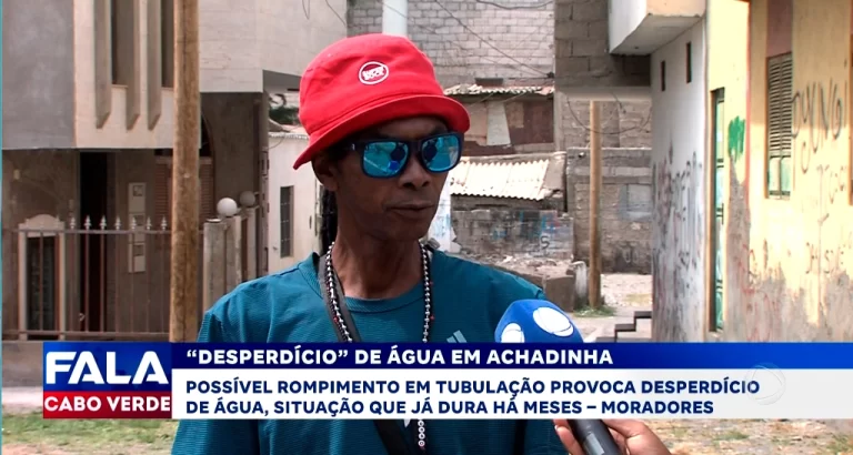 “DESPERDÍCIO” DE ÁGUA EM ACHADINHA