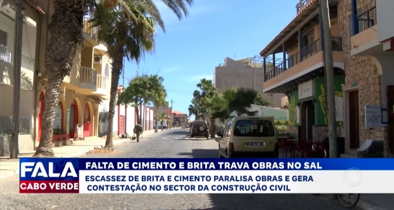 FALTA DE CIMENTO E BRITA TRAVA OBRAS NO SAL