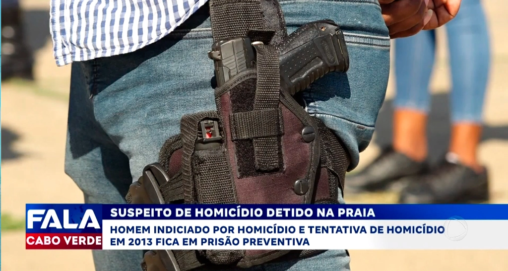 SUSPEITO DE HOMICIDIO DETIDO NA PRAIA