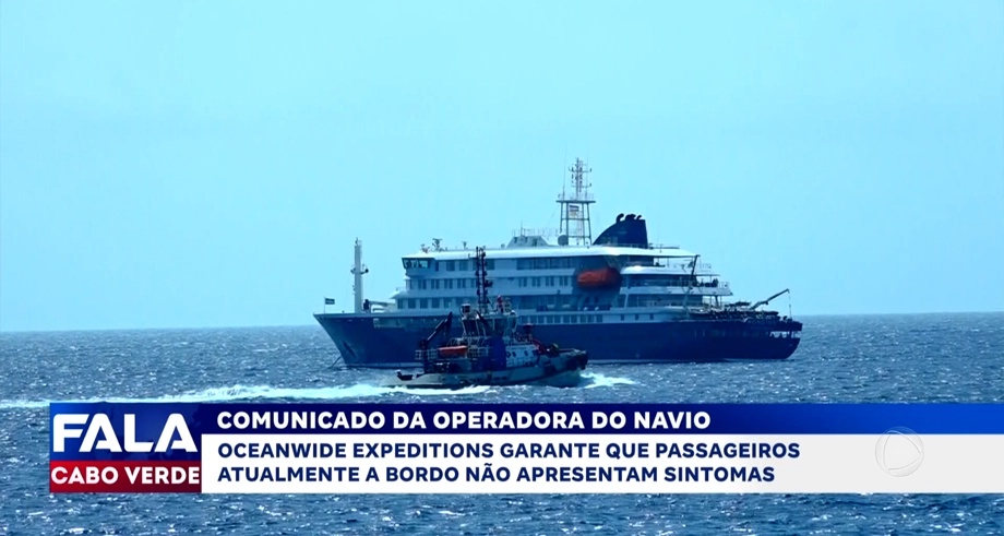 COMUNICADO DA OPERADORA DO NAVIO