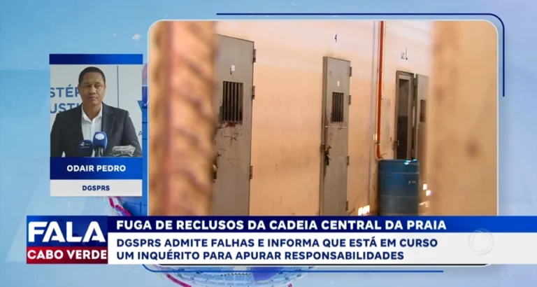 FUGA DE RECLUSOS DA CADEIA CENTRAL DA PRAIA