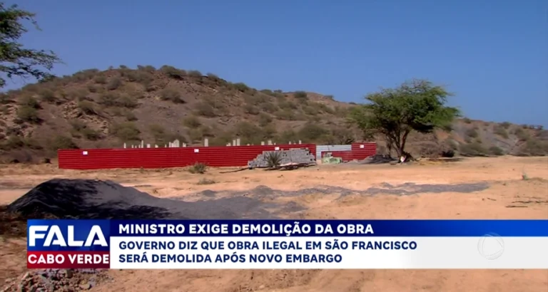 MINISTRO EXIGE DEMOLIÇÃO DA OBRA