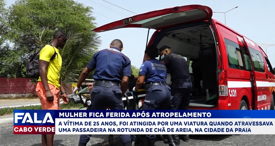 MULHER FICA FERIDA APÓS ATROPELAMENTO
