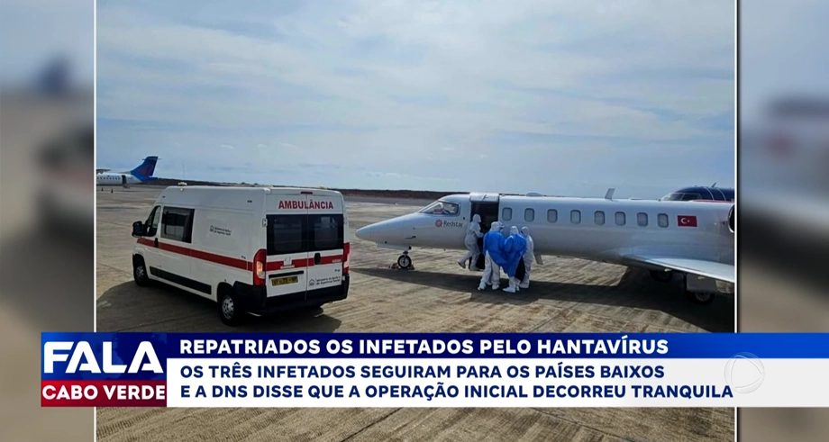 REPATRIADOS OS INFETADOS PELO HANTAVÍRUS