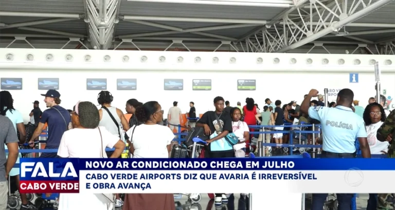 AEROPORTO DA PRAIA SEM AR CONDICIONADO