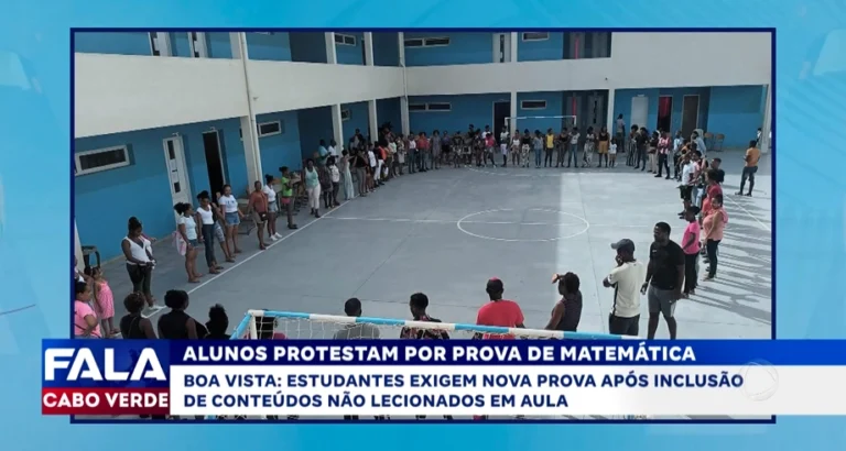 ALUNOS PROTESTAM POR PN DE MATEMÁTICA