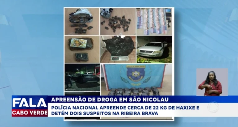 APREENSÃO DE DROGA EM SÃO NICOLAU