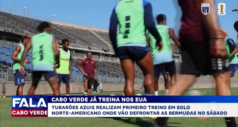 CABO VERDE JÁ TREINA NOS EUA
