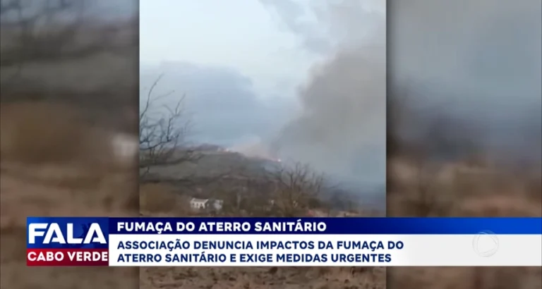 FUMAÇA DO ATERRO SANITÁRIO
